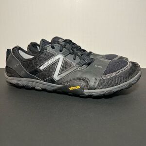 Mens NEW BALANCE Minimus Trail Black Barefoot Running Shoes / Size 10.5 Wide